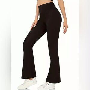 Leggings Flare PANTS Women's sz 2XL 14 16 High-Waisted-Cotton exercise Yoga NEW